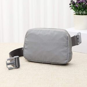 Gray Waist Bag Belt Pack - Stylish Hands-Free Carry